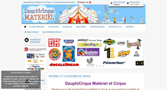 Desktop Screenshot of cirque-materiel-jonglerie.fr