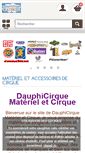 Mobile Screenshot of cirque-materiel-jonglerie.fr